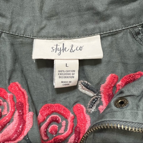 Embroidered Utility Jacket - Picture 5 of 5